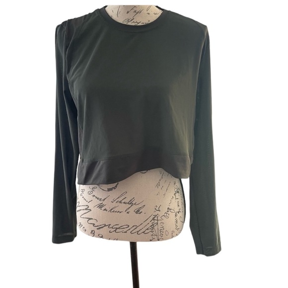 adidas Tops - Adidas | olive green athletic long sleeve top​